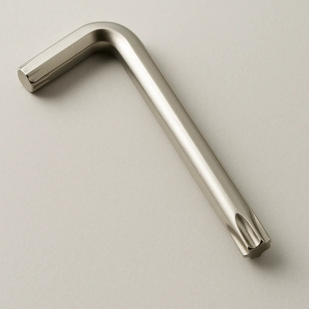 High Quality Professional T6-T30 Torx Hex Wrench Set Nickel Plated Universal Steel Flower Allen Key With Hole