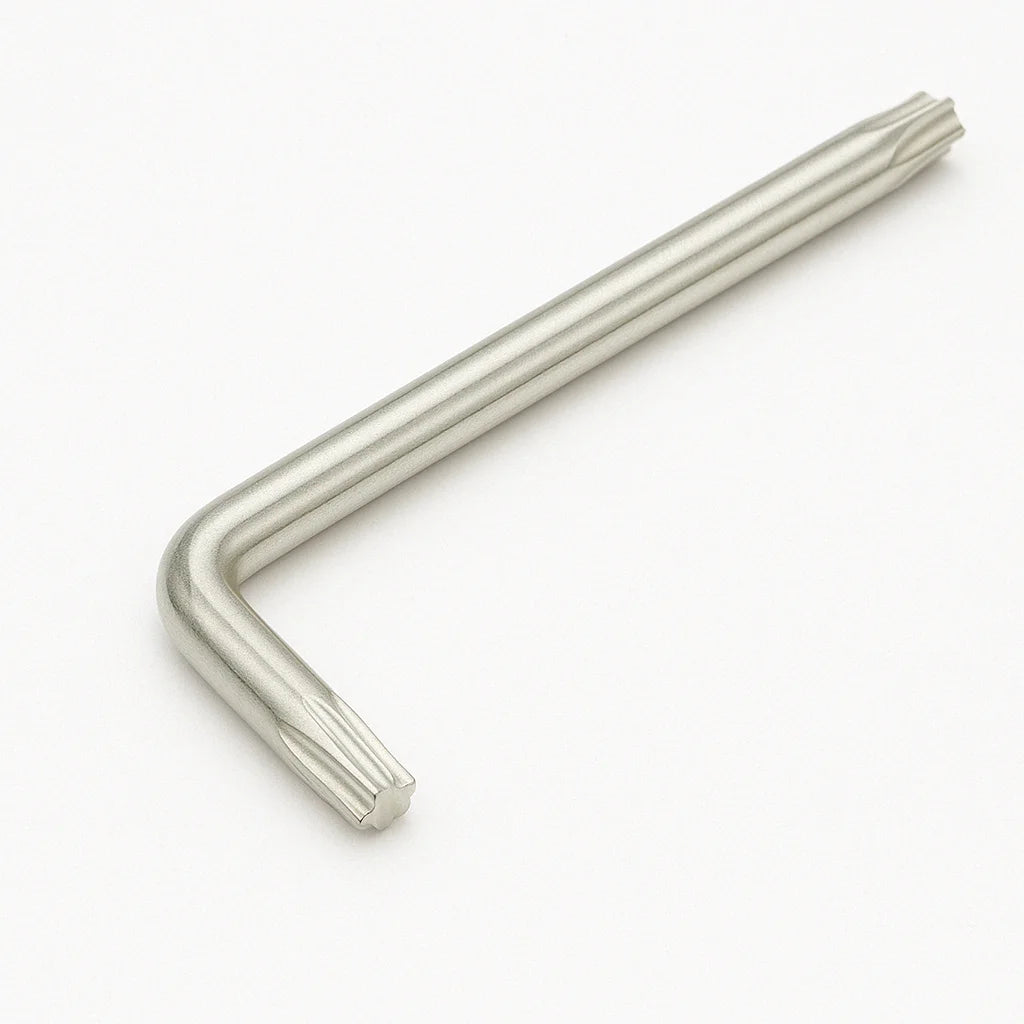 High Quality Professional T6-T30 Torx Hex Wrench Set Nickel Plated Universal Steel Flower Allen Key With Hole