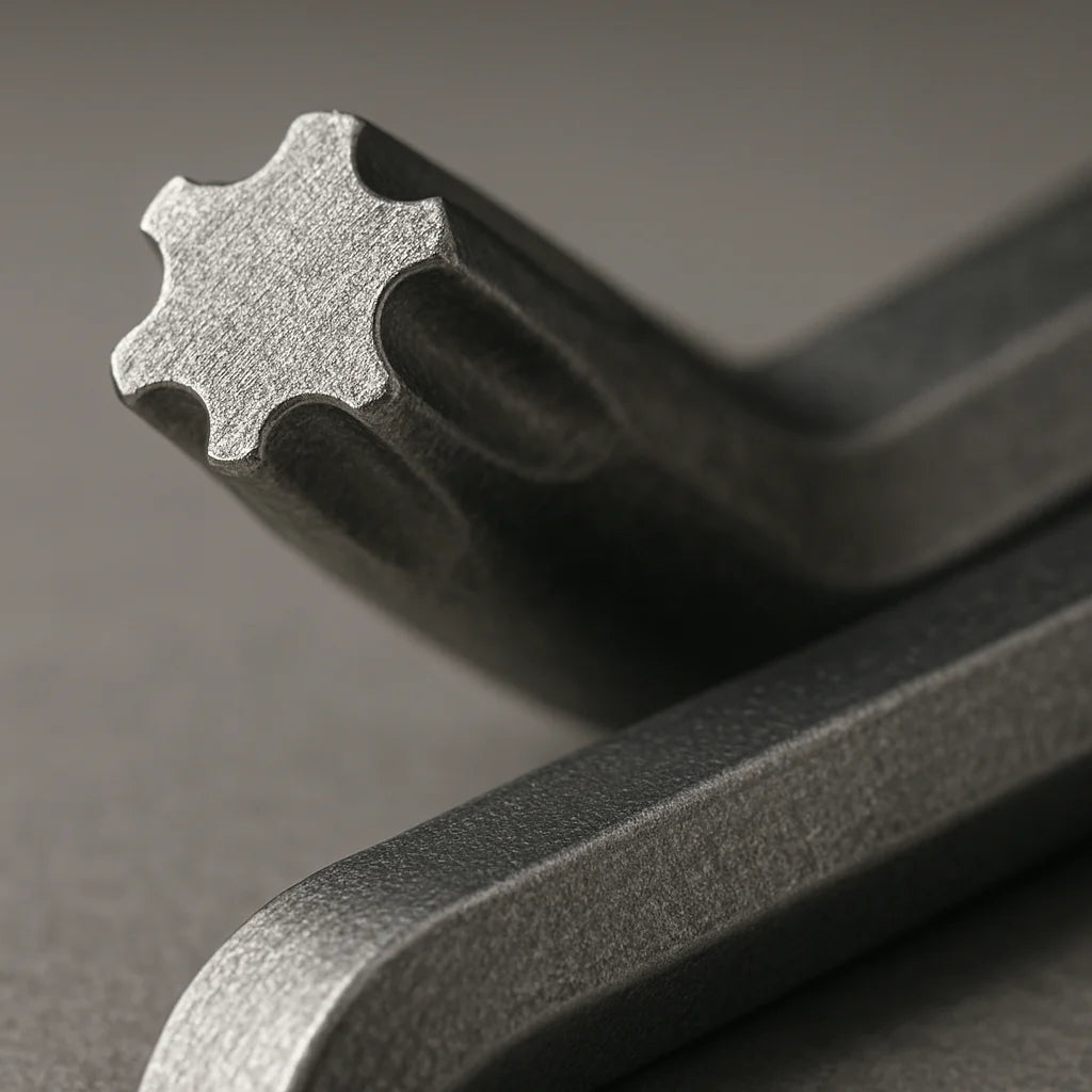 High Quality Professional T6-T30 Torx Hex Wrench Set Nickel Plated Universal Steel Flower Allen Key With Hole