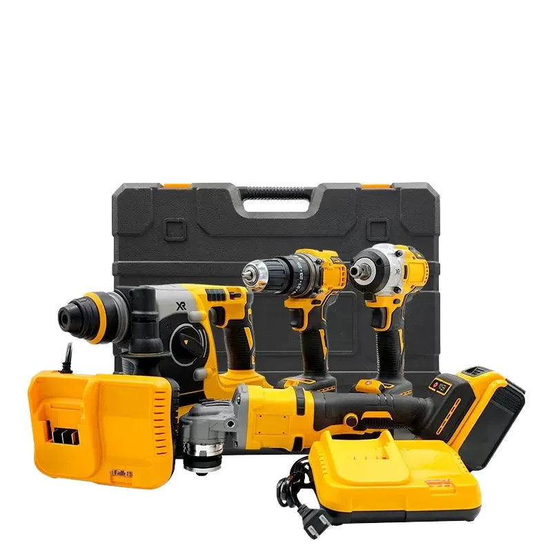 Multiple Styles Cordless Drill Machine Hand Wrench Electrical Power Tool Set Combo Kit One Tool Box OEM Customized for Repair