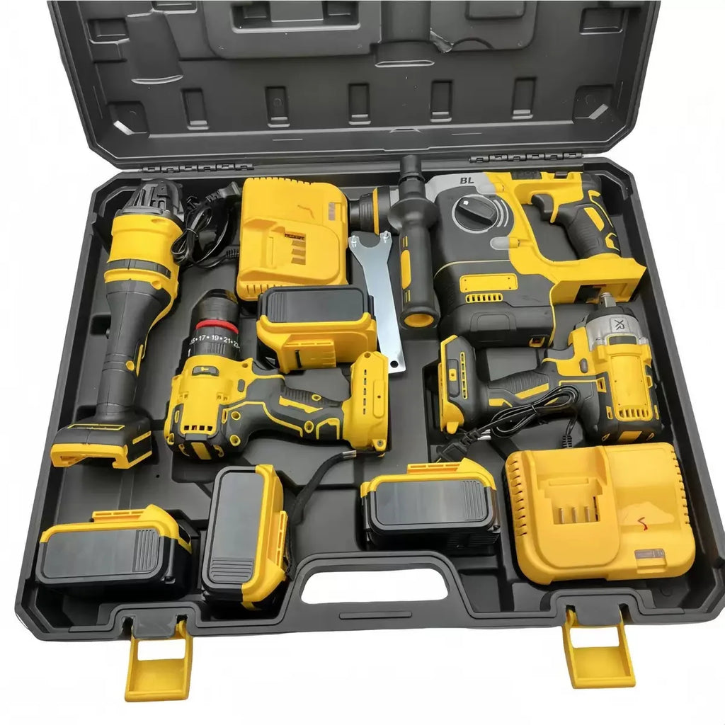 Multiple Styles Cordless Drill Machine Hand Wrench Electrical Power Tool Set Combo Kit One Tool Box OEM Customized for Repair