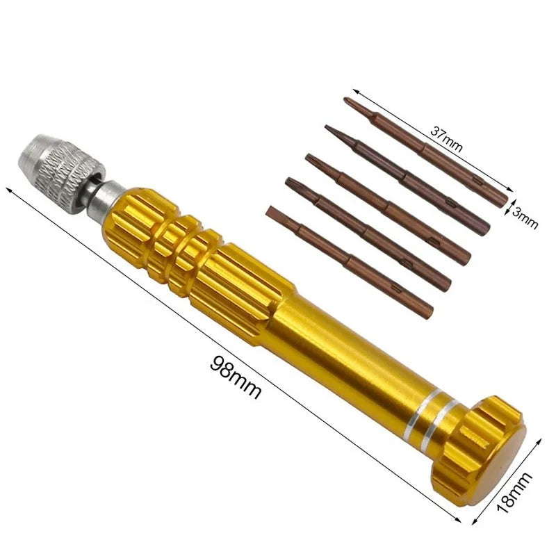 5 in 1 Screwdriver Set Multifunctional Mobile Phone Repair Tool Kit Screwdriver Bit Mini Precision Destornilladores Para Celular