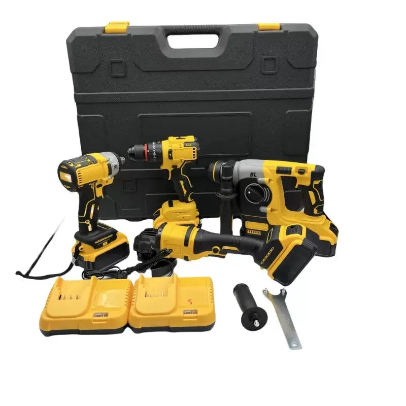 Multiple Styles Cordless Drill Machine Hand Wrench Electrical Power Tool Set Combo Kit One Tool Box OEM Customized for Repair