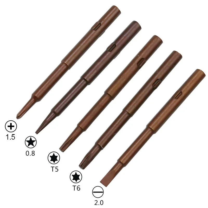 5 in 1 Screwdriver Set Multifunctional Mobile Phone Repair Tool Kit Screwdriver Bit Mini Precision Destornilladores Para Celular