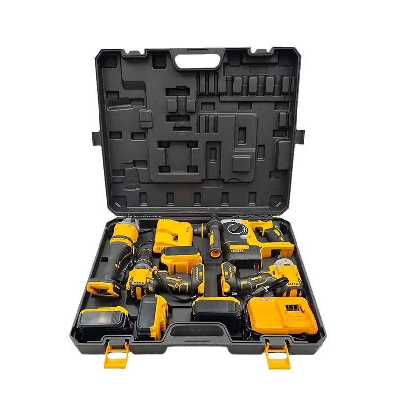 Multiple Styles Cordless Drill Machine Hand Wrench Electrical Power Tool Set Combo Kit One Tool Box OEM Customized for Repair