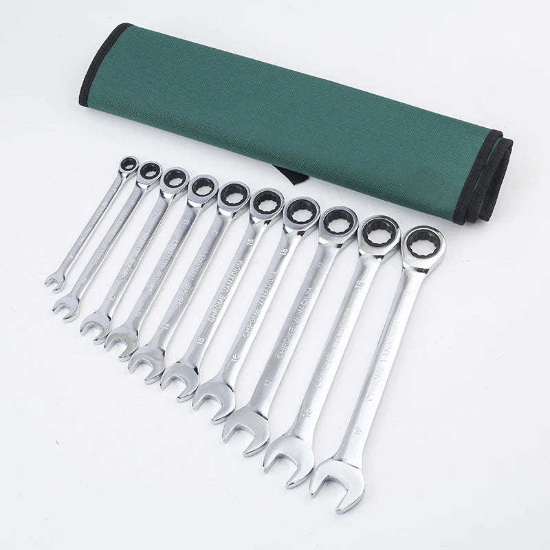 Customizable 10pcs DIY Grade Electric Ratchet Wrench Set OEM Support Spanner Tools for Car Repair